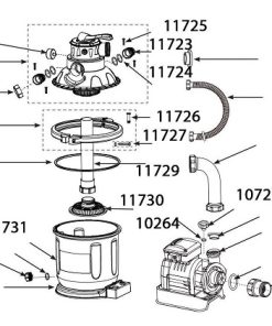 Clamp with Screws for 10in Sand Filter Pumps - imagine 2