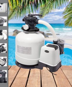 Pompă de filtrare cu nisip “Krystal Clear SX3200”, rezervor de nisip 24kg, capacitate 12000 L/h - imagine 3