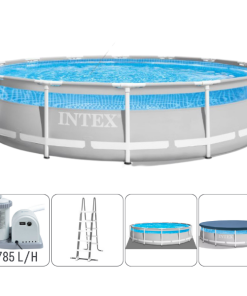 Piscină PRISM FRAME CLEARVIEW 427x107cm, 12706L, cadru metalic - imagine 15