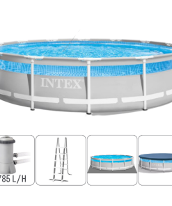 Piscină PRISM FRAME CLEARVIEW 427x107cm, 12706L, cadru metalic - imagine 14