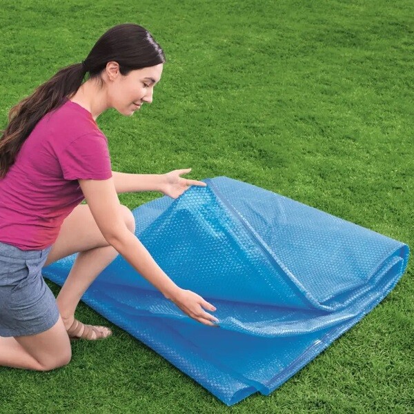 Husă solară 378х186 cm pentru piscine dreptunghiulare 400x200 cm - imagine 13