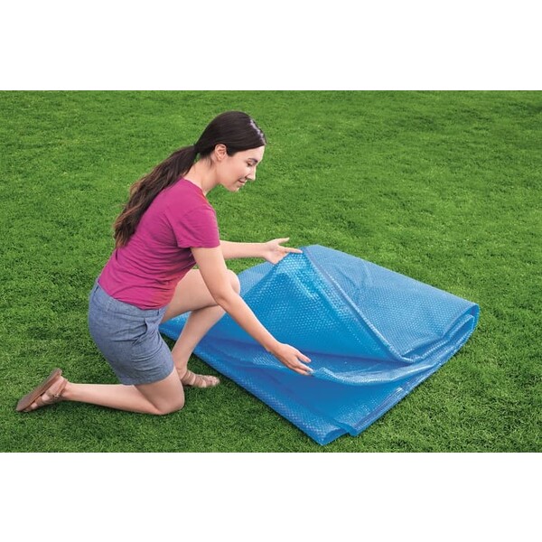 Husă solară 378х186 cm pentru piscine dreptunghiulare 400x200 cm - imagine 7