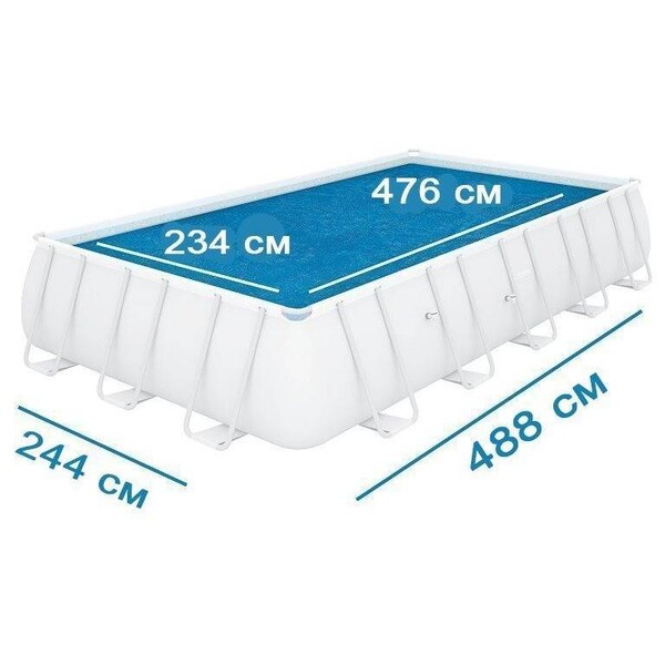 Husă solară 476х234 cm pentru piscine dreptunghiulare 488×244 cm - imagine 8