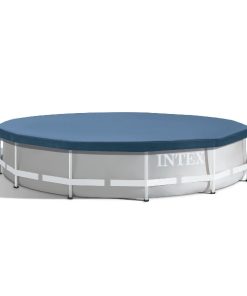 Husă pentru piscine cu cadru metalic rotund, D 366 cm