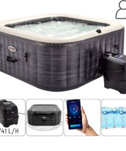 Jacuzzi SPA gonflabil “Greystone Deluxe” 239х239х71, 1098L, 6 persoane