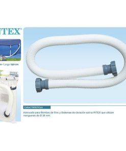 Furtun de conectare 38 mm x 150 cm pentru filtre, generatoare de clor, aspiratoare - imagine 3