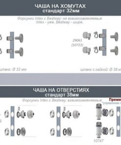 Set de adaptoare B pentru furtunuri de la D32mm la D38mm - imagine 3