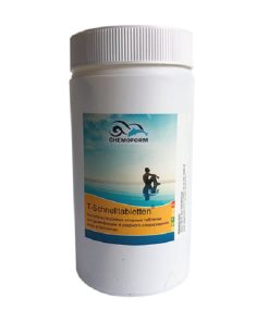 Pastile Clor-SHOCK (T-Schnelltabletten) Chemoform 20 gr / 1 kg - imagine 2