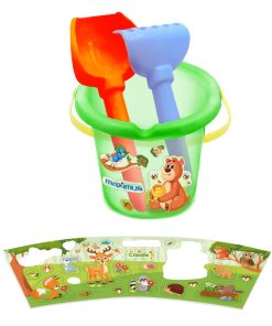 Set de nisip "Găleată, lopată și greblă" - imagine 3