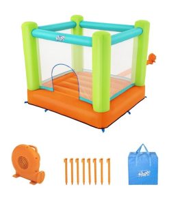Trambulină gonflabilă pentru copii "Jump Pump" 194x175x170 cm, cu pompă electrică - imagine 3