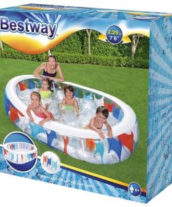 Piscină gonflabilă pentru familie 229х152х51 cm, 542 L, 6+ - imagine 6