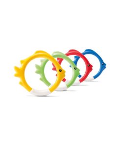 Set de joc subacvatic "Inele - Peștișori", 6+, 4 culori în set