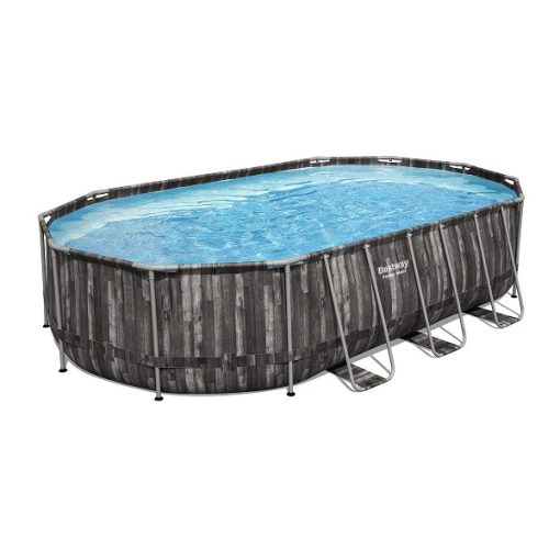 Piscina Power Steel Oval 610х366х122cm, 20241L, carcas metal - imagine 3