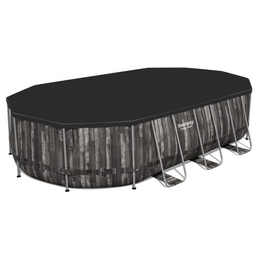 Piscina Power Steel Oval 610х366х122cm, 20241L, carcas metal - imagine 4