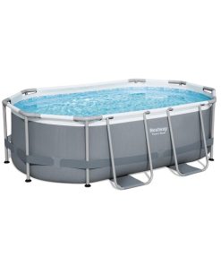 Piscina Power Steel Oval 305x200x84cm, 3668L, carcas metal - imagine 7