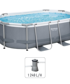Piscina Power Steel Oval 305x200x84cm, 3668L, carcas metal - imagine 8