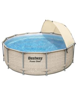Piscina Power Steel 396x107cm, 11133L, carcas metal