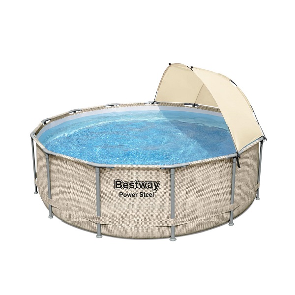 Piscina Power Steel 396x107cm, 11133L, carcas metal