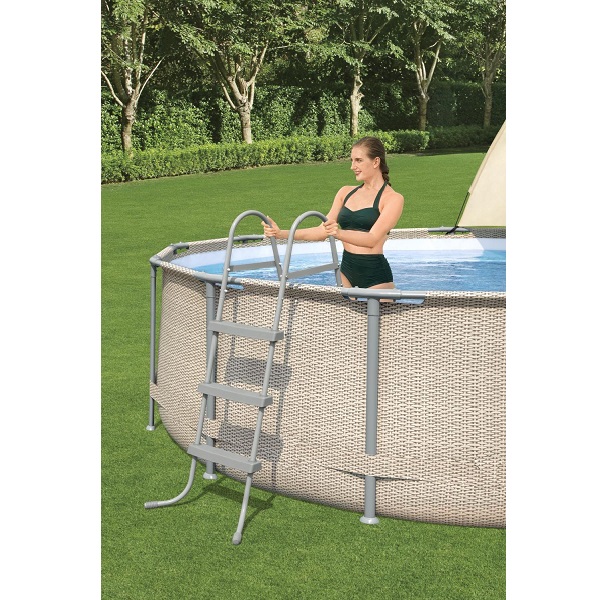 Piscina Power Steel 396x107cm, 11133L, carcas metal - imagine 8