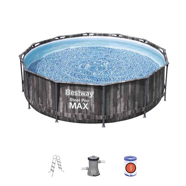 Piscină STEEL PRO MAX 366х100 cm, 9150 L, cadru metalic, cu pompă de filtrare - imagine 3