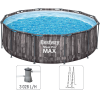 Piscină STEEL PRO MAX 366х100 cm,  9150 L, cadru metalic, cu pompă de filtrare
