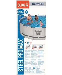 Piscină STEEL PRO MAX 396х122 cm, 12690 L, cadru metalic - imagine 7