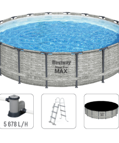 Piscină STEEL PRO MAX 549х122 cm, 23062 L, cadru metalic, cu pompă de filtrare