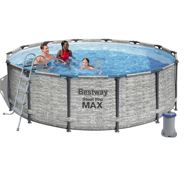 Piscină STEEL PRO MAX 427х122 cm, 15232 L, cadru metalic, cu pompă de filtrare - imagine 3