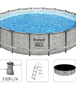 Piscină STEEL PRO MAX 427х122 cm, 15232 L, cadru metalic, cu pompă de filtrare