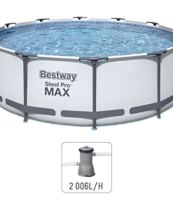 Piscina Steel Pro Max 366x100cm, 9150L, carcas metal