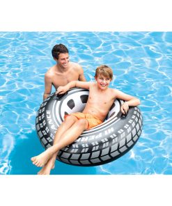 Cerc gonflabil “Anvelopă” D 114 cm cu mânere, până la 100kg, 9+ - imagine 3