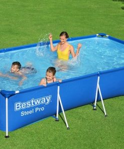 Piscina Carcas Metal Steel Pro 400x211x81cm, 5700L - imagine 2