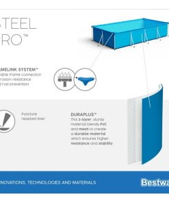 Piscina Steel Pro 300x201x66cm, 3300L, carcas metal - imagine 10