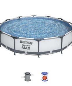 Piscină STEEL PRO MAX 366х76 cm, 6473 L, cadru metalic - imagine 3