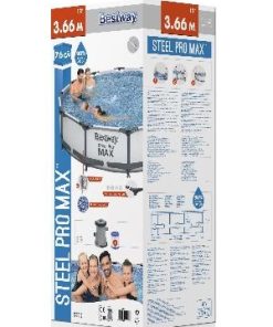 Piscină STEEL PRO MAX 366х76 cm, 6473 L, cadru metalic - imagine 7