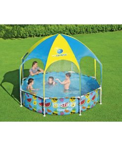 Piscina carcas My First Pool 244х51cm, 1688L cu baldachin, 3+ - imagine 2