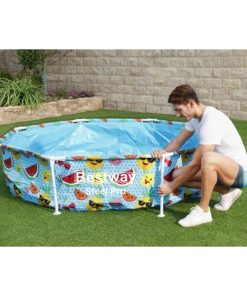 Piscina carcas My First Pool 244х51cm, 1688L cu baldachin, 3+ - imagine 9