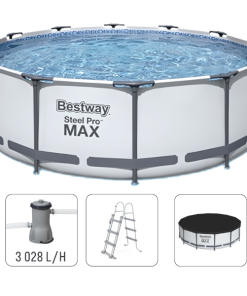Piscina Steel Pro Max 457x122cm, 16015L, carcas metal