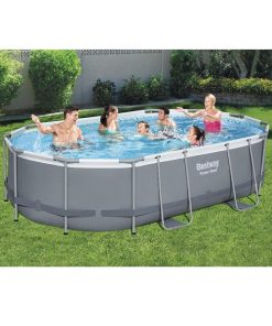 Alternative view of Piscina Power Steel Oval 488x305x107cm, 10949L, carcas metal