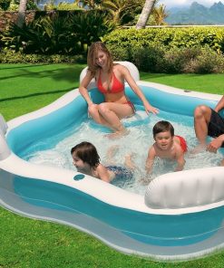 Piscină gonflabilă pentru familie 229x229x66 cm, 990 L, 3+ - imagine 7