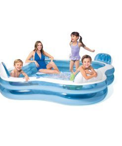 Piscină gonflabilă pentru familie 229x229x66 cm, 990 L, 3+ - imagine 3