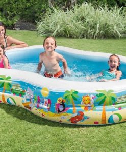 Piscină gonflabilă pentru copii “Malul mării” 262x160x46 cm, 700 L, 3+ - imagine 2