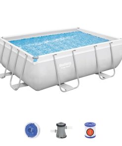 Piscina Power Steel 282x196x84cm, 3662L, carcas metal - imagine 7