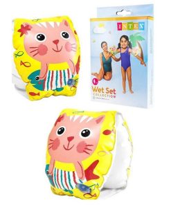 Aripioare de înot gonflabile "Pisoiaș" 20х15 cm, 1-3 ani - imagine 4
