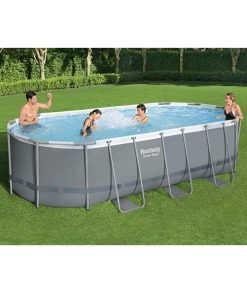 Alternative view of Piscina Power Steel Oval 549x274x122cm, 13430L, carcas metal
