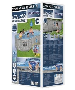 Piscina Power Steel 427х250х100 cm, 7250L, carcas metal - imagine 11