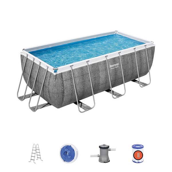 Piscina Power Steel 412x201x122cm, 8124L, carcas metal - imagine 3
