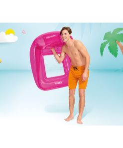 Şezlong-fotoliu gonflabil pentru înot 104х102 cm, până la 80 kg, 3 culori - imagine 7