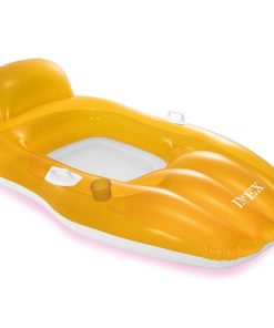 Șezlong gonflabil 163х104 cm cu mânere, până la 100 kg, 2 culori - imagine 2