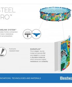 Piscina Steel Pro 305x66cm, 4062L, carcas metal - imagine 9